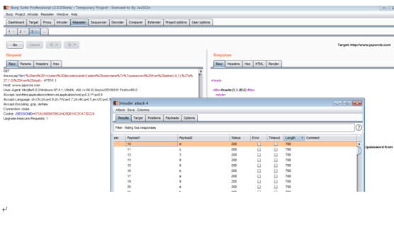 【原创】WEB安全第四章SQL注入篇oracle +jsp 布尔型decode盲注入