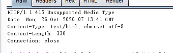 springboot反弹shell报415，怎么解决？