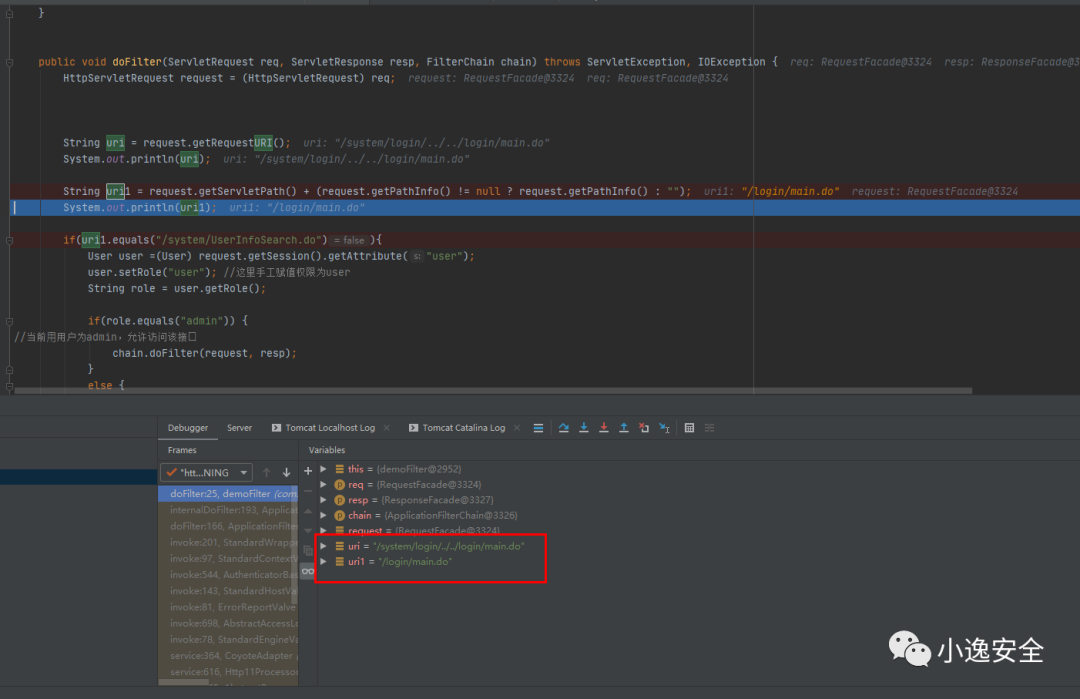 Java安全之Filter权限绕过