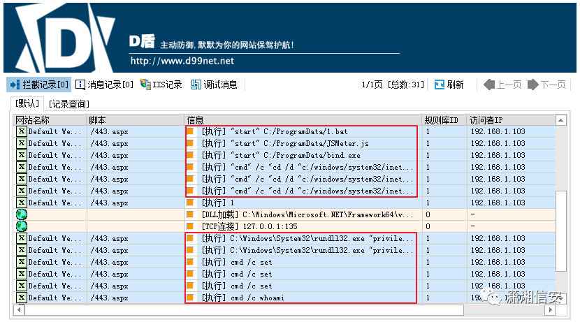 D盾防火墙防护绕过-[命令执行限制]